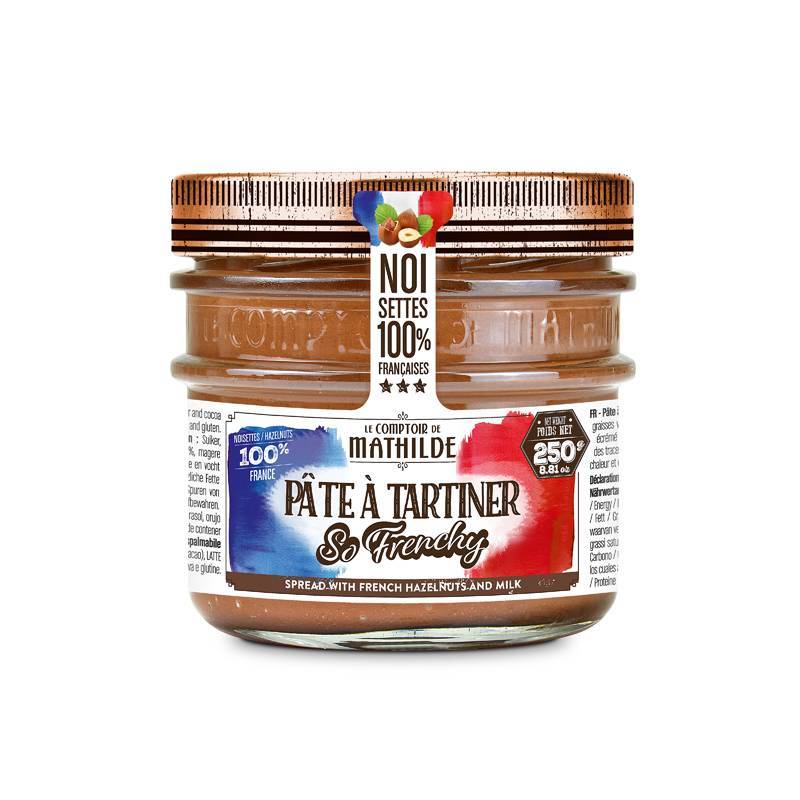 Pâte à tartiner cacao et noisettes 250g