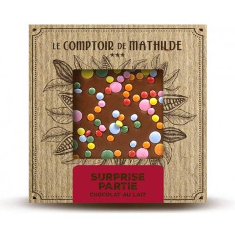 Tablette Chocolat Lait Surprise Partie 80G