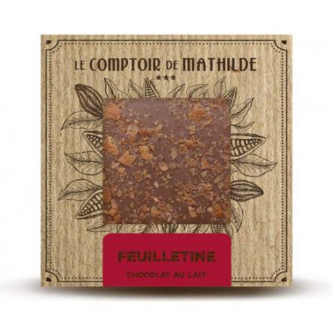 Tablette Chocolat Lait Feuilletine 80G