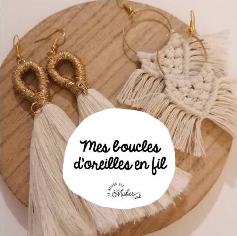 Kit DIY Bijoux en macram nature