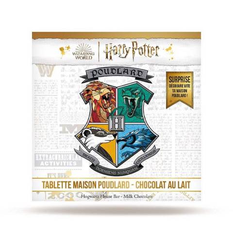 Tablette Maisons Poudlard Chocolat au Lait 80G